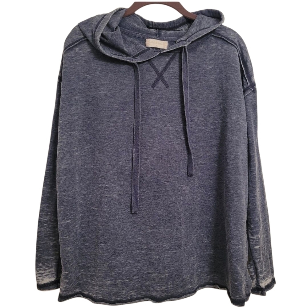 ALTAR'D STATE Women's M heathered Blue gray washed Hoodie Sweater athleisure